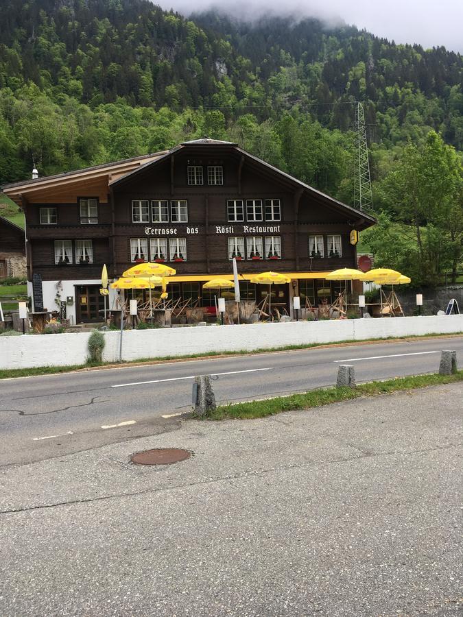"Terrasse" Nessental Hotel Gadmen Екстериор снимка
