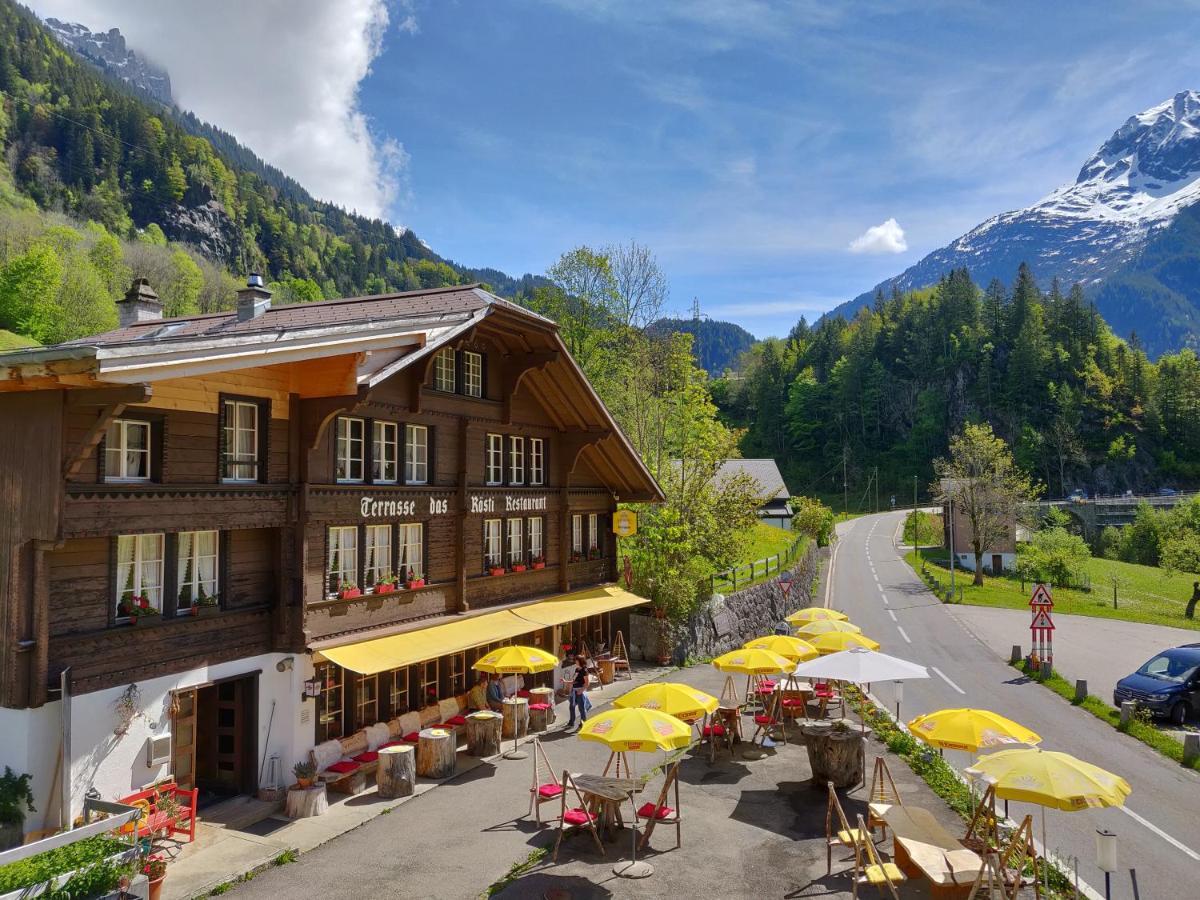 "Terrasse" Nessental Hotel Gadmen Екстериор снимка