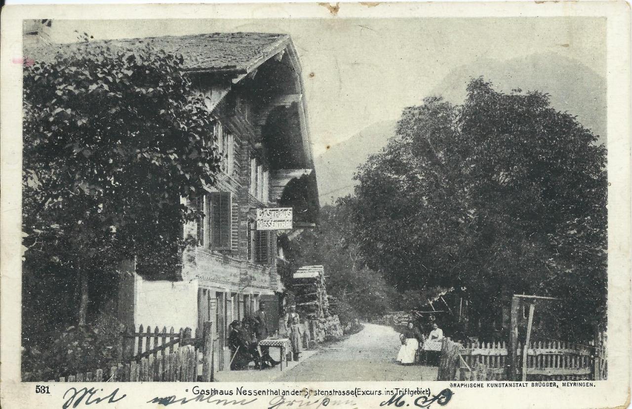 "Terrasse" Nessental Hotel Gadmen Екстериор снимка